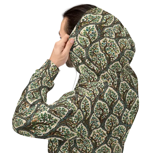 Verdant Filigree on a Hoodie