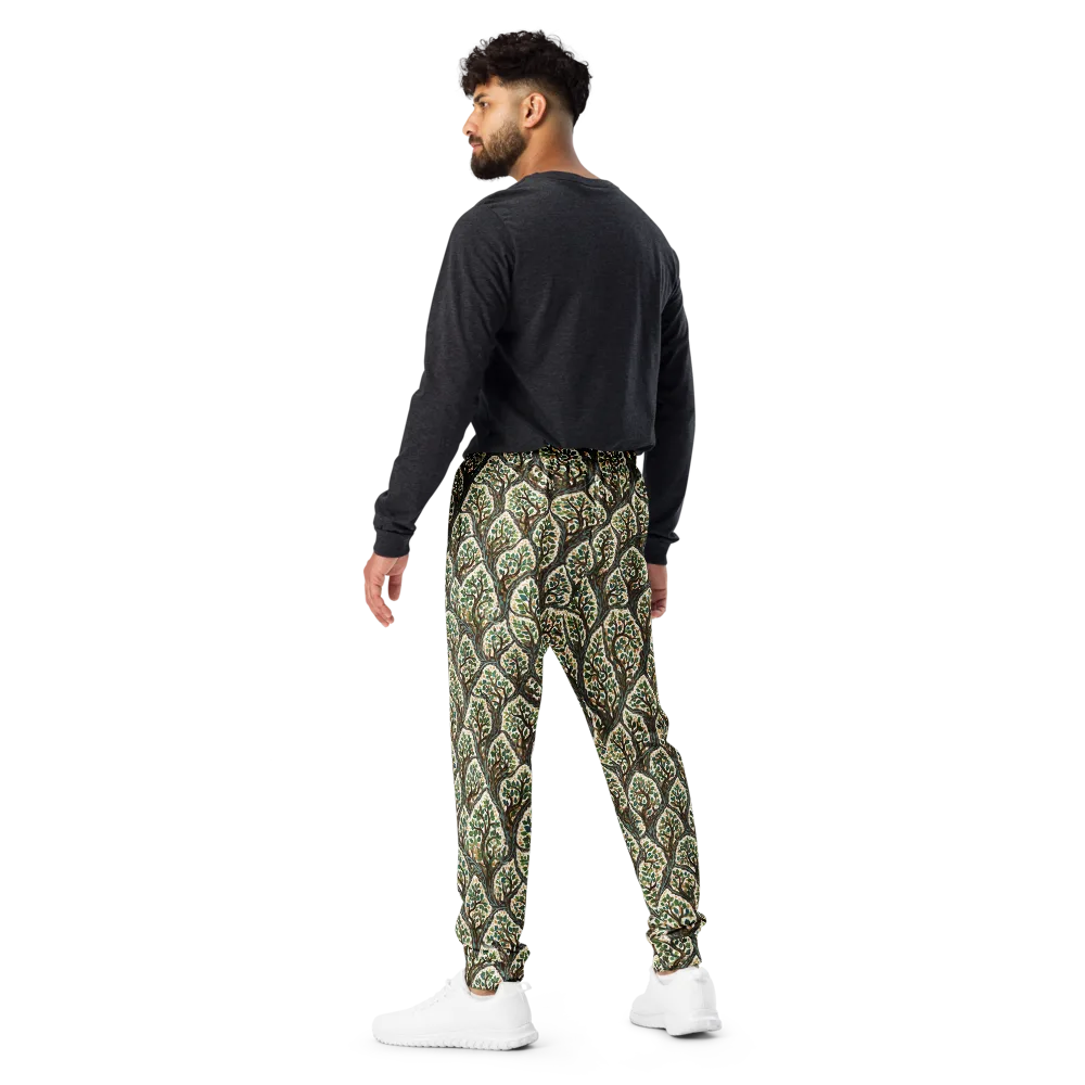 Verdant Filigree on Men's Joggers — Back