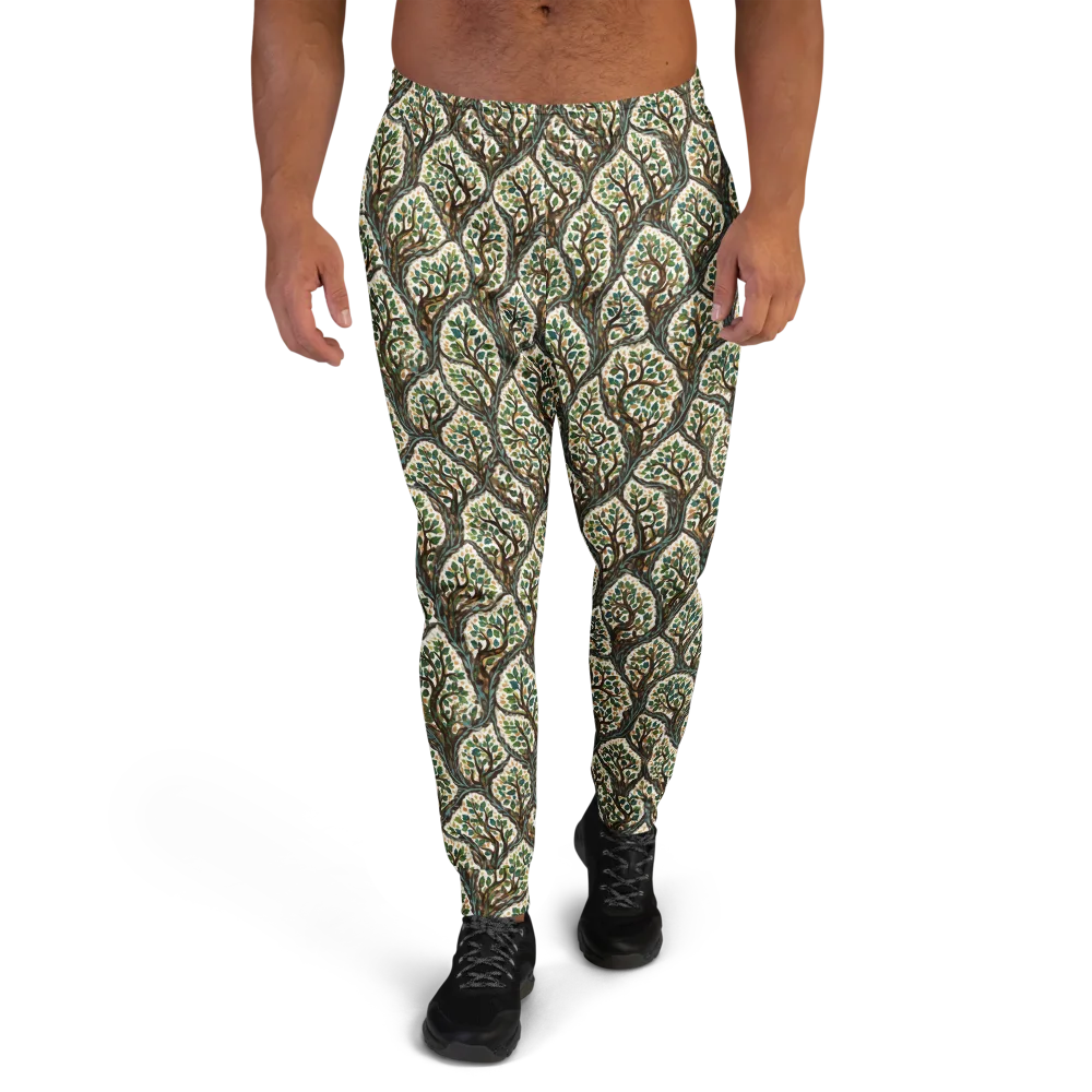 Verdant Filigree on Men's Joggers — Front