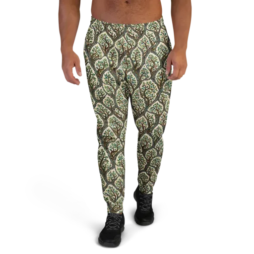 Verdant Filigree on a Men's Joggers