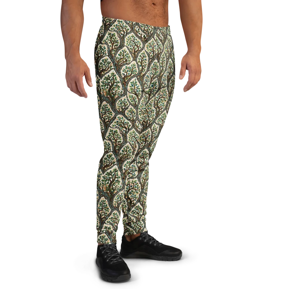 Verdant Filigree on Men's Joggers — Right