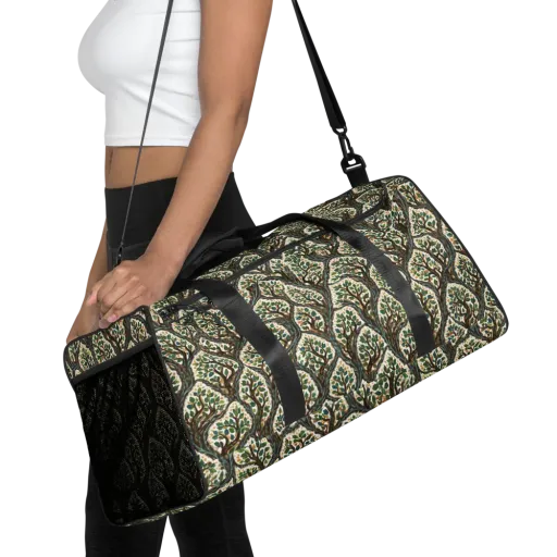 Verdant Filigree on a Duffle Bag