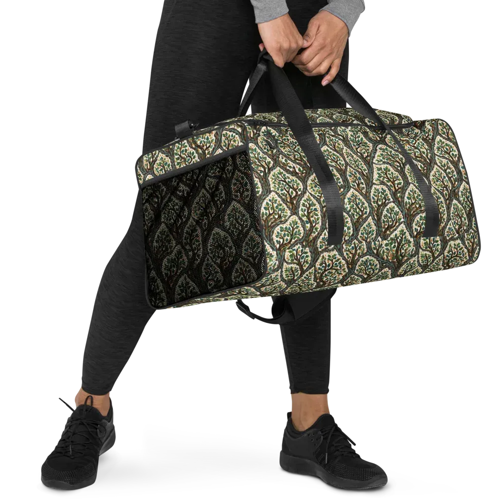 Verdant Filigree on Duffle Bag — Right Front