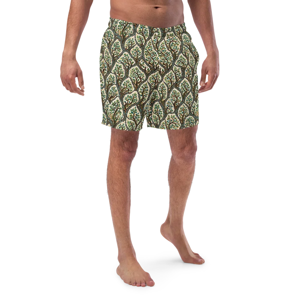 Verdant Filigree on Swim Trunks — Front