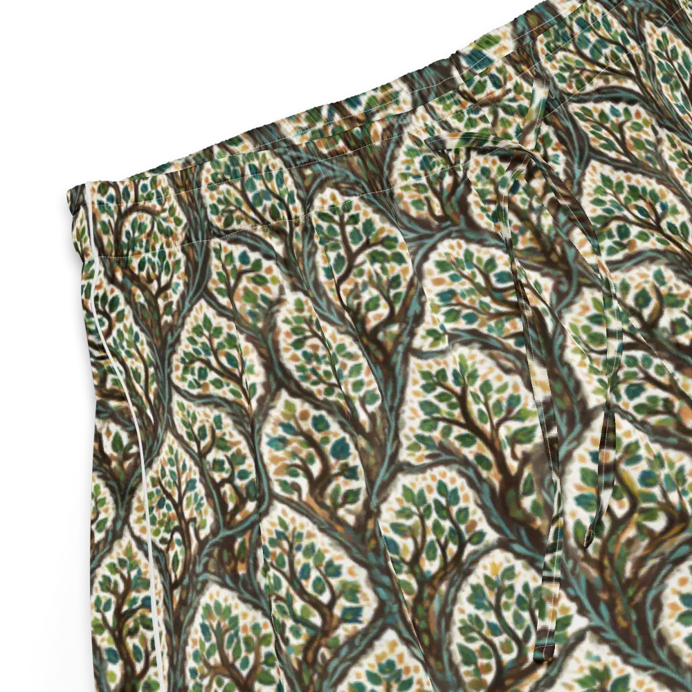 Verdant Filigree on Women's Pajama Shorts — Product details