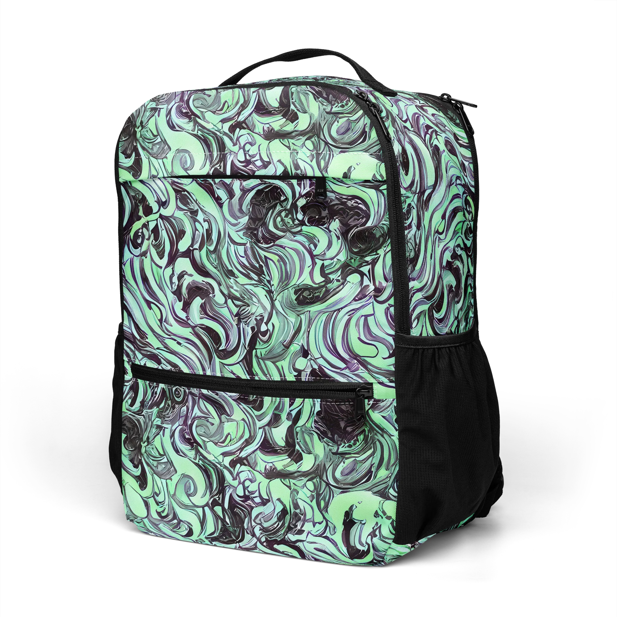 Mint Maelstrom on Utility Backpack — Left Front