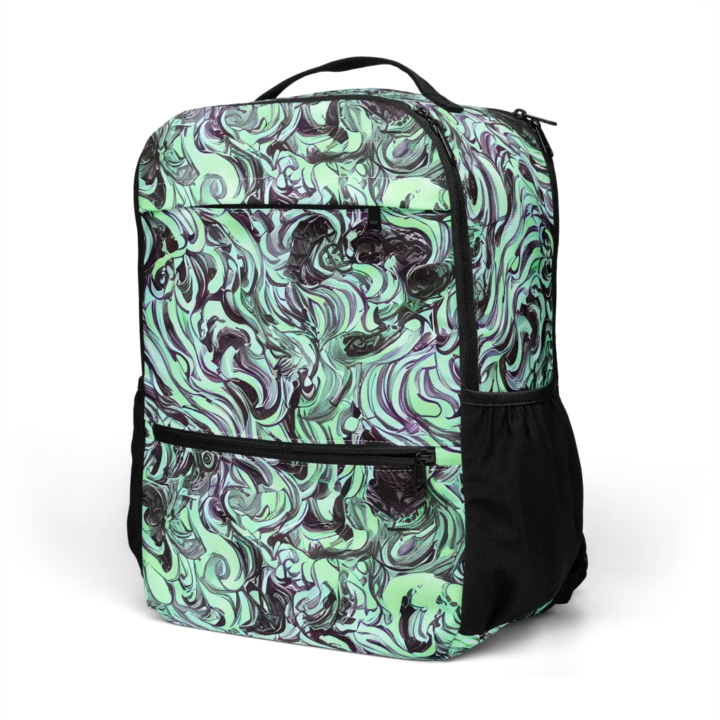 Mint Maelstrom on Utility Backpack — Left Front