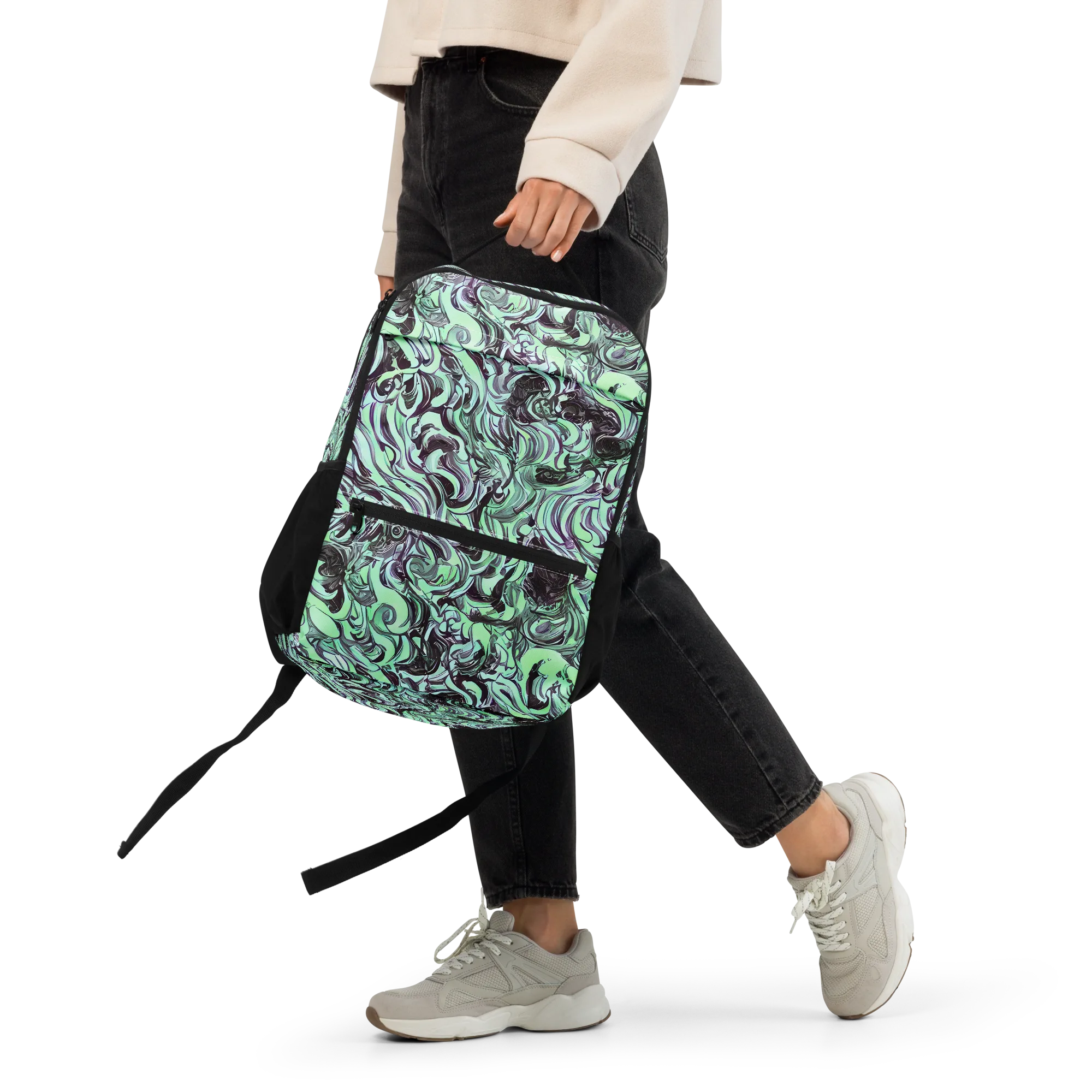 Mint Maelstrom on Utility Backpack — Front