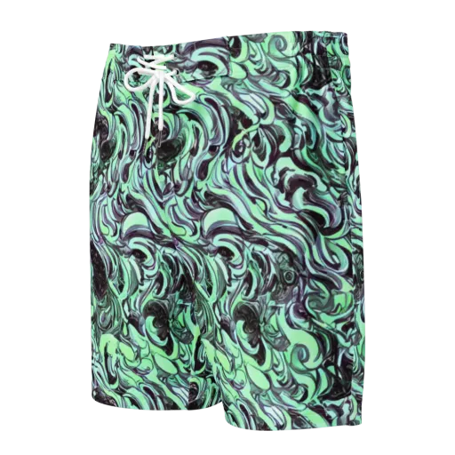 Mint Maelstrom on a Men's Board Shorts