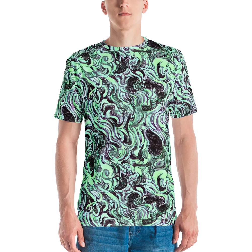 Mint Maelstrom on Men's Crew Neck T-Shirt — Front