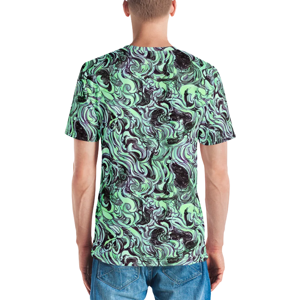 Mint Maelstrom on Men's Crew Neck T-Shirt — Back