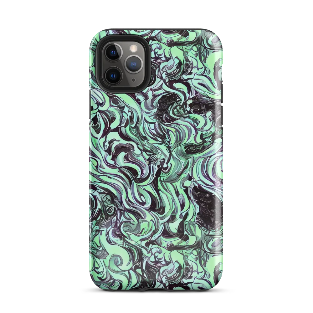 Mint Maelstrom on Tough Case for iPhone® — Front
