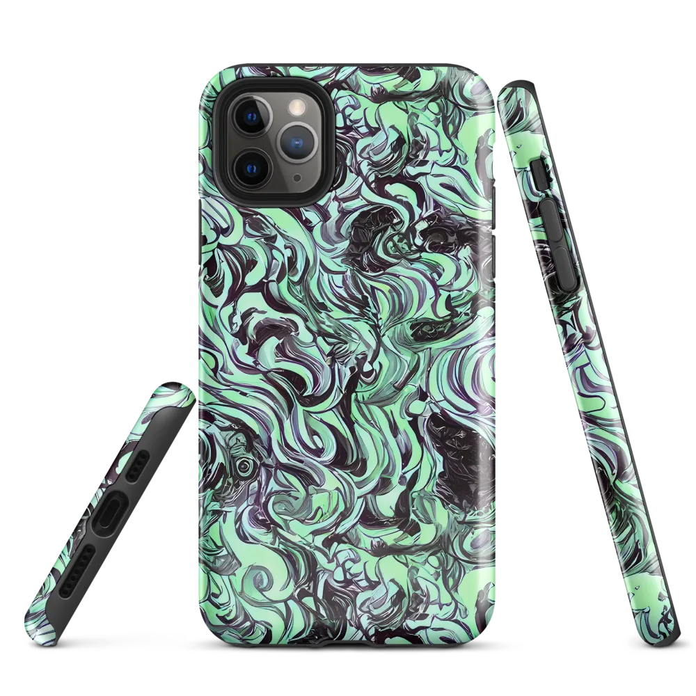 Mint Maelstrom on Tough Case for iPhone® — Front