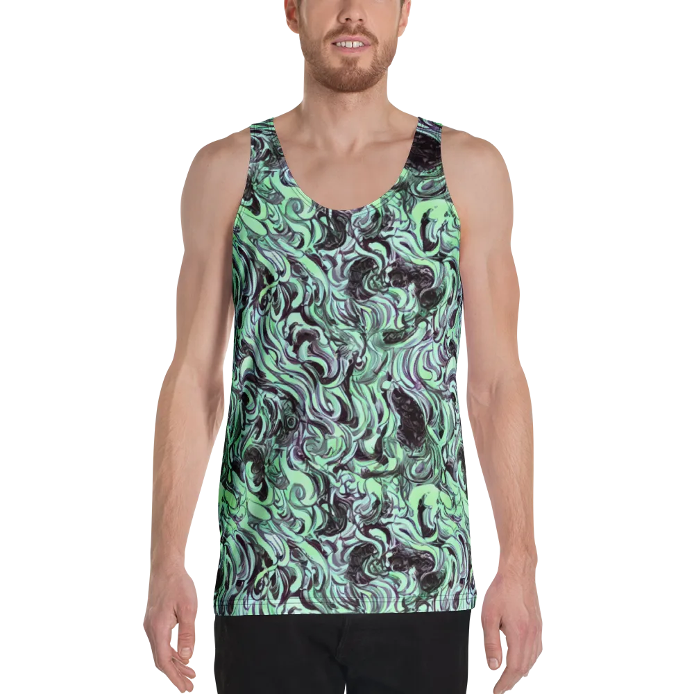 Mint Maelstrom on Men's Tank Top — Front