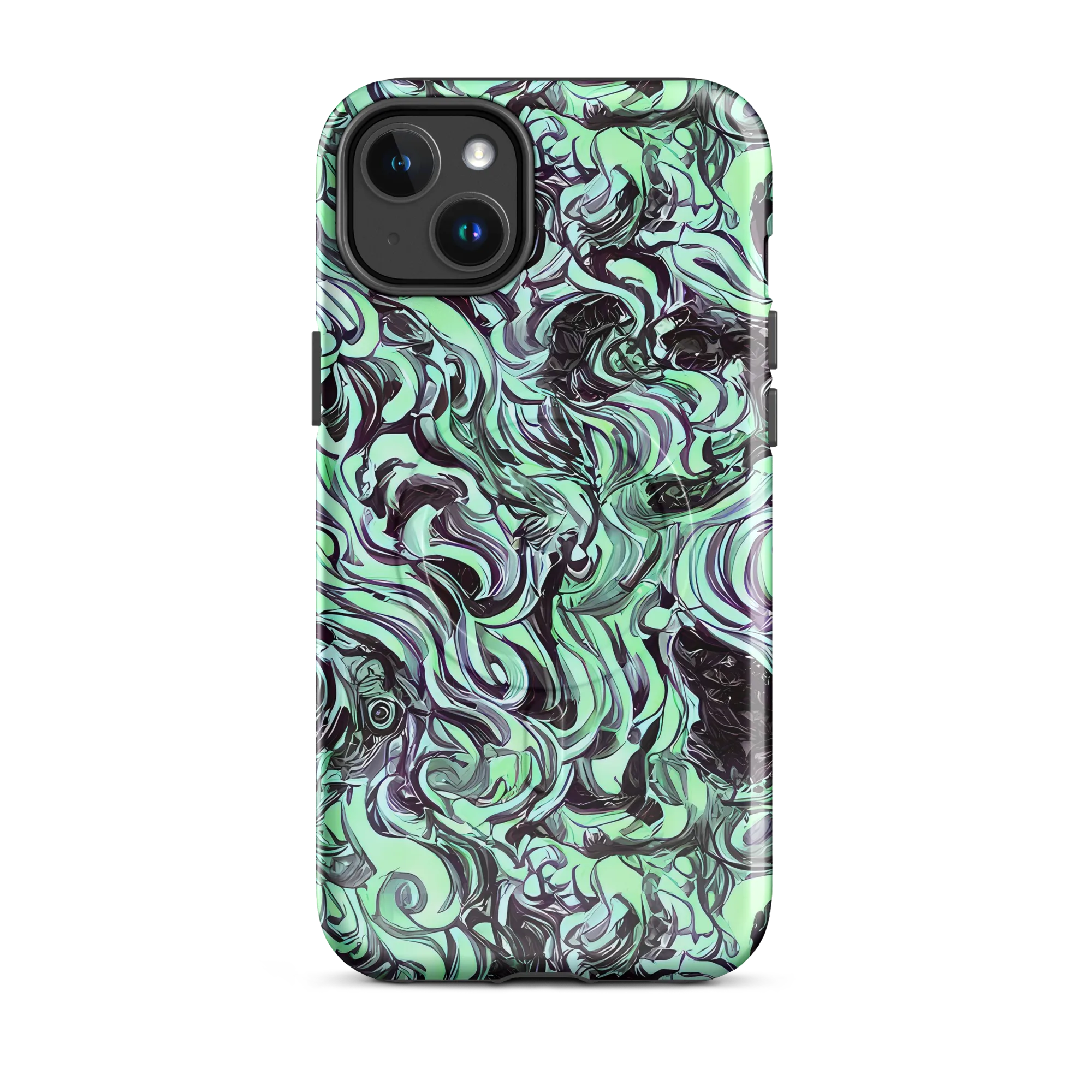 Mint Maelstrom on MagSafe Tough Case for iPhone® — Front