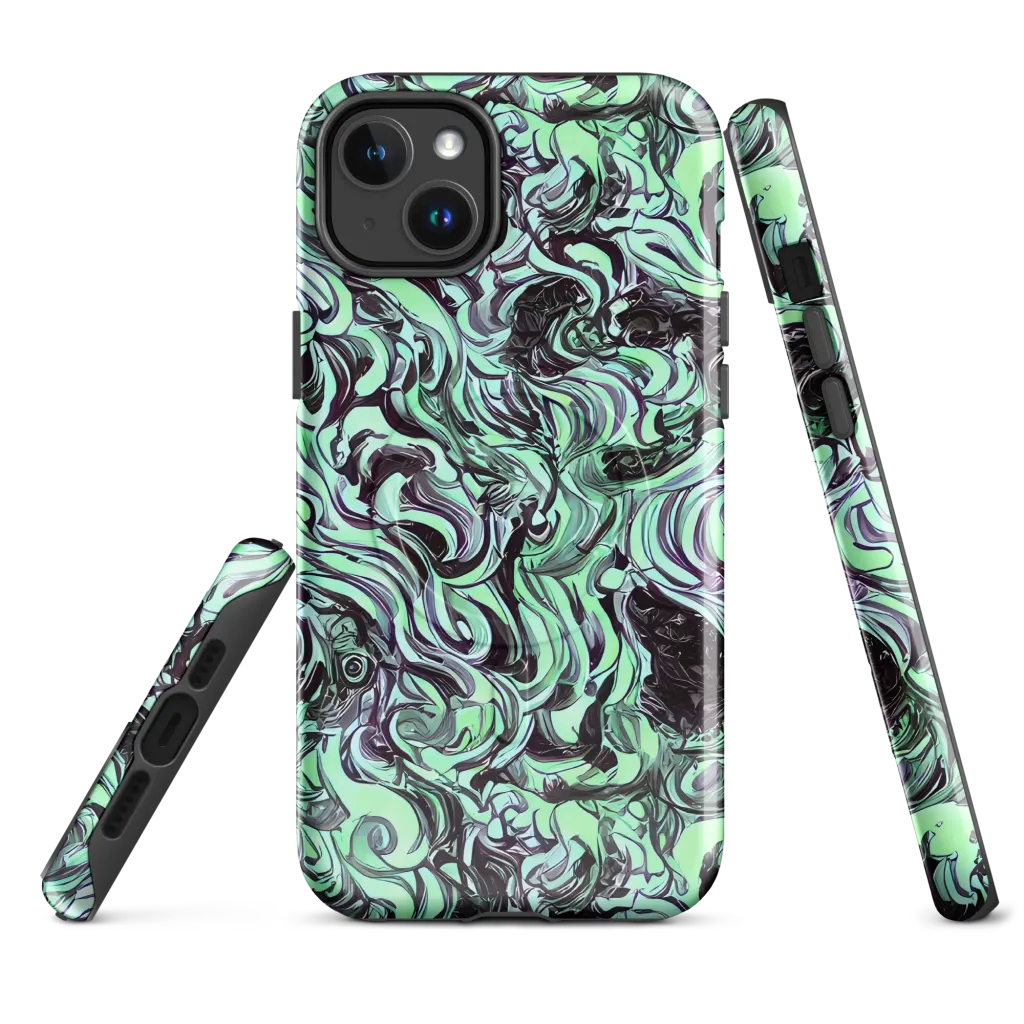 Mint Maelstrom on MagSafe Tough Case for iPhone® — Front
