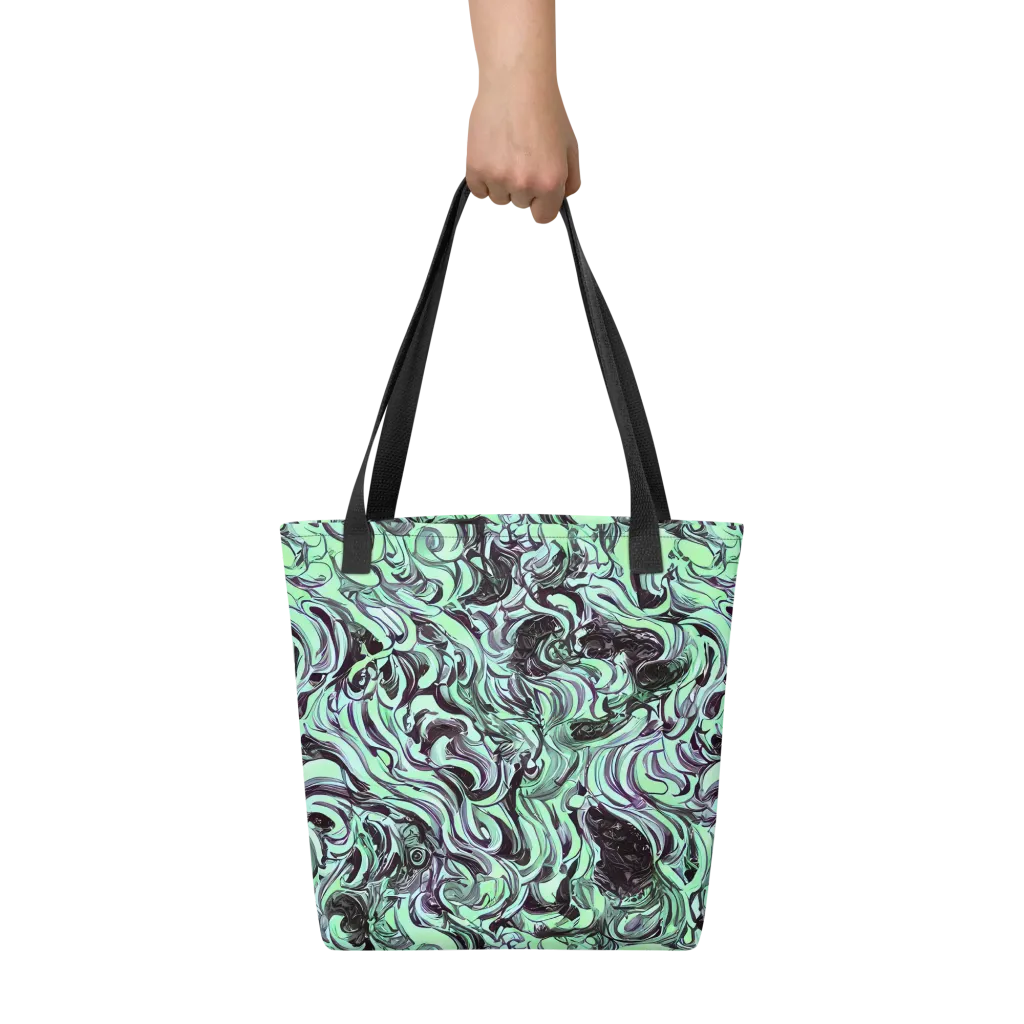Mint Maelstrom on Tote Bag — Front