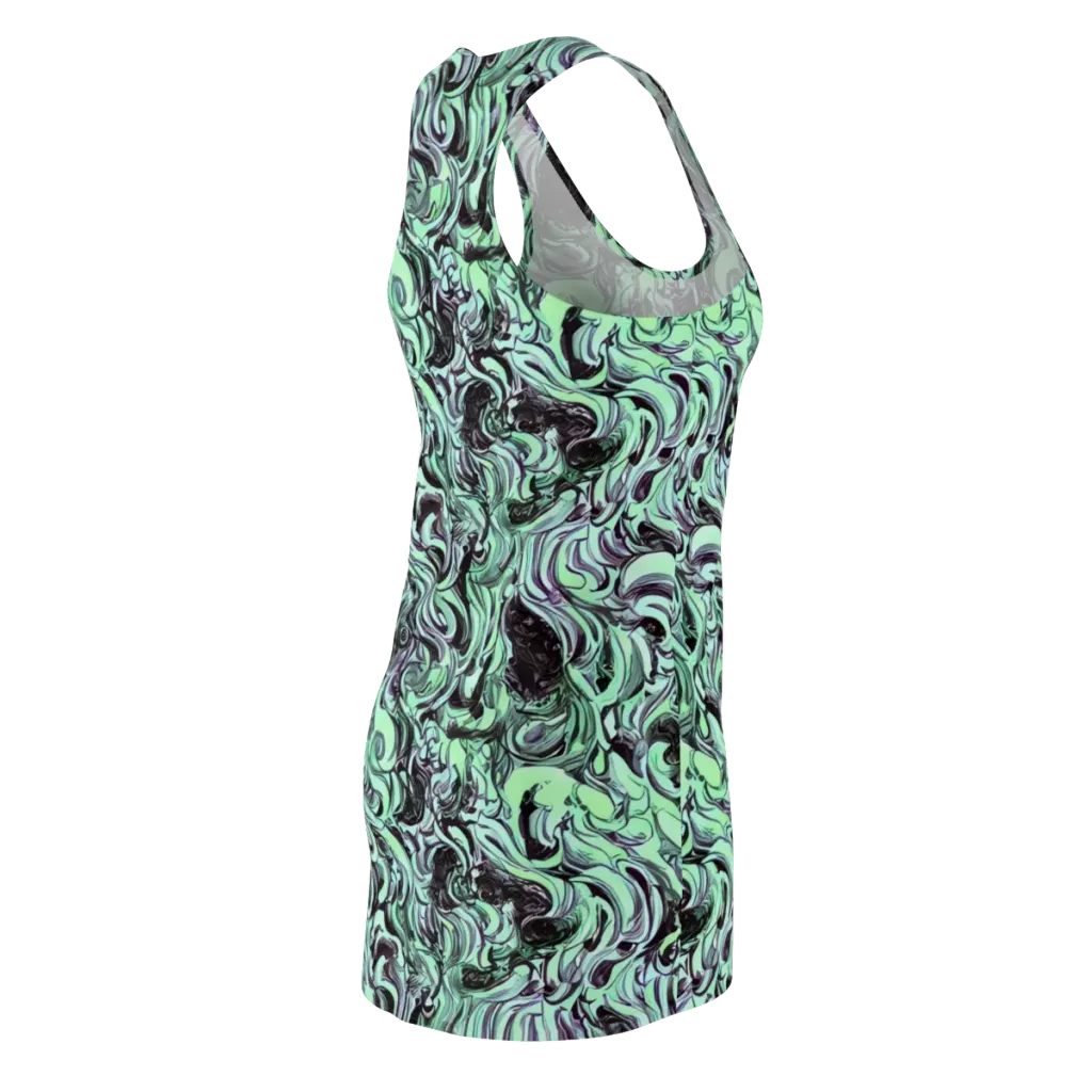 Mint Maelstrom on Racerback Dress — Back Side