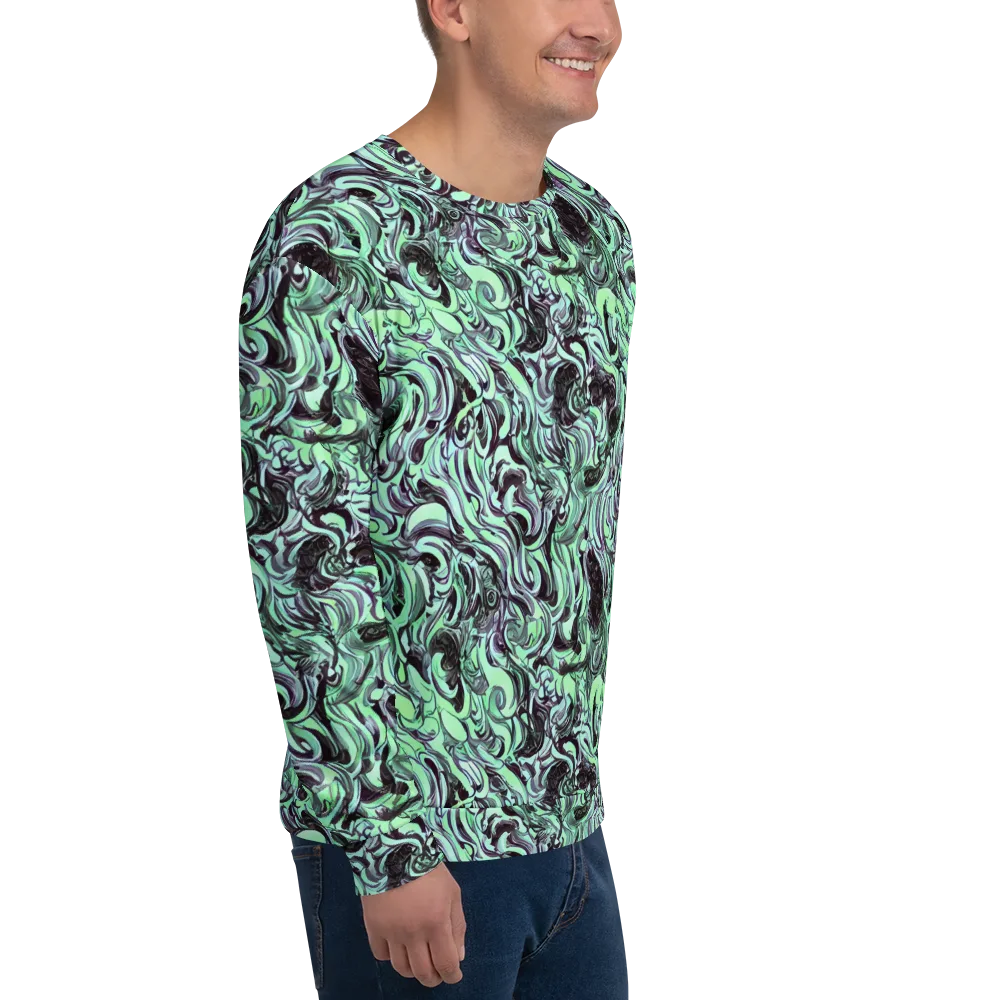 Mint Maelstrom on Sweatshirt — Right Front