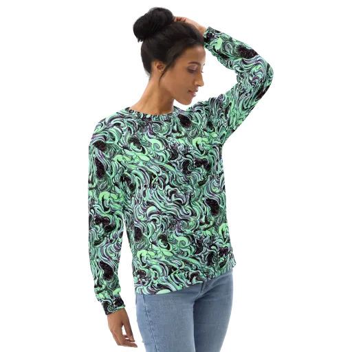Mint Maelstrom on a Sweatshirt