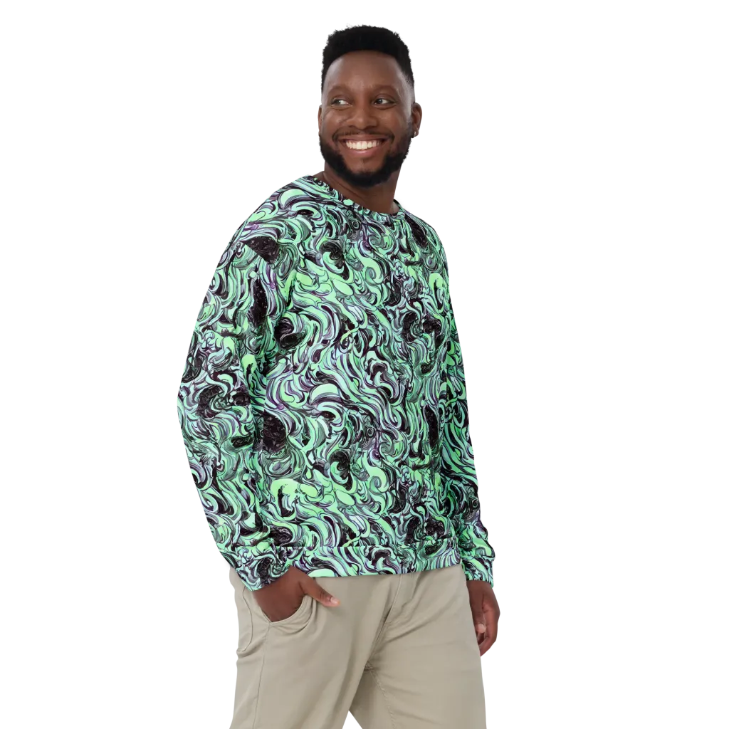 Mint Maelstrom on Sweatshirt — Front