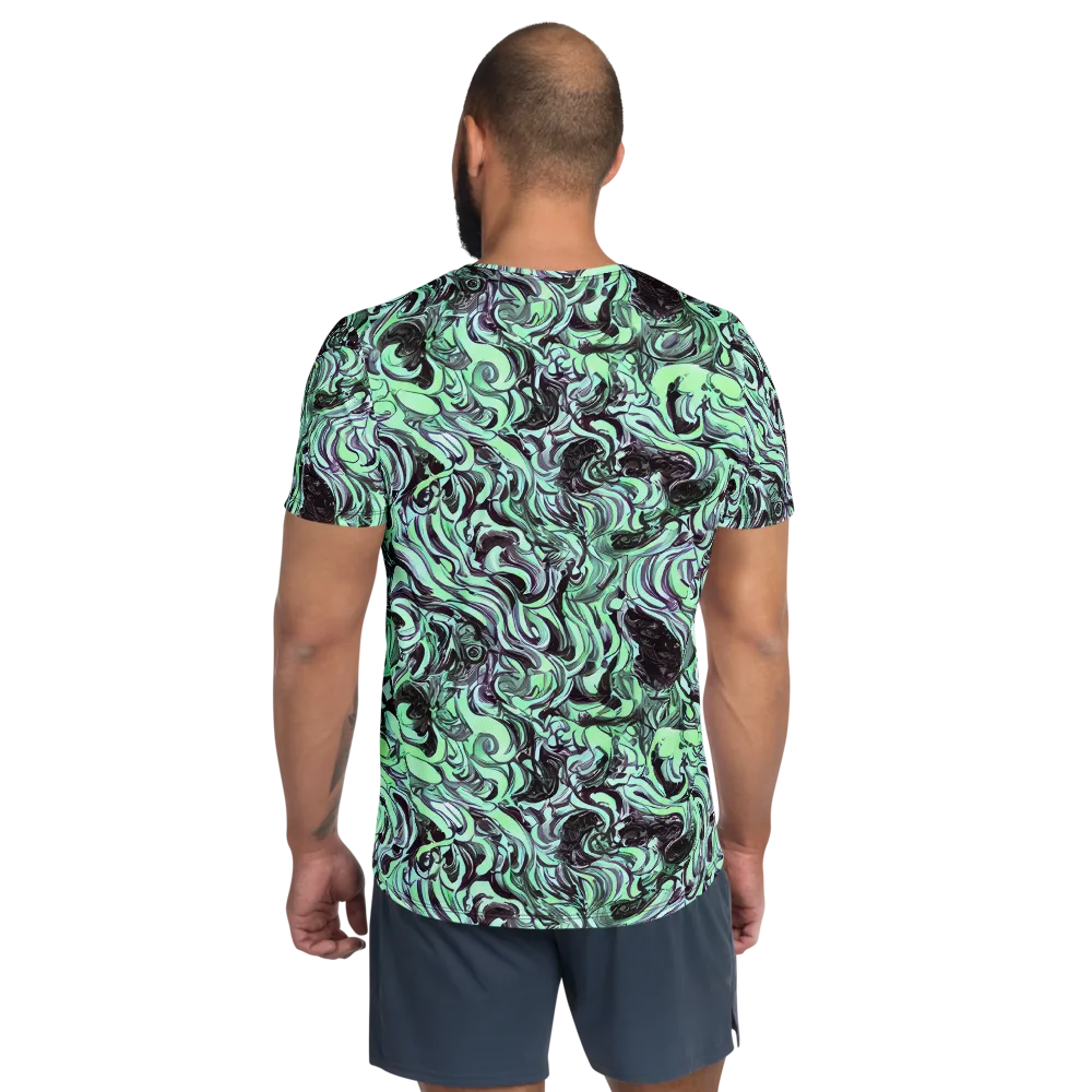 Mint Maelstrom on Men's Athletic T-Shirt — Back