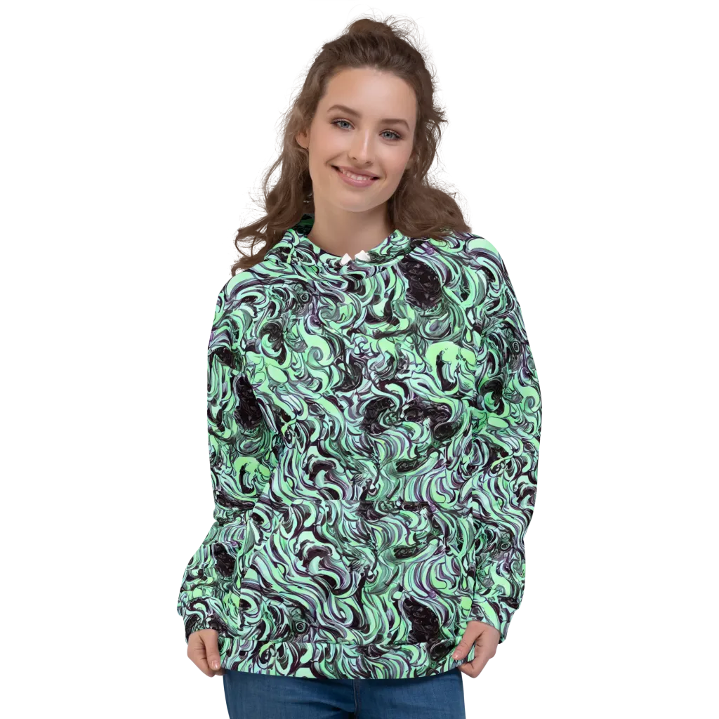 Mint Maelstrom on Hoodie — Front