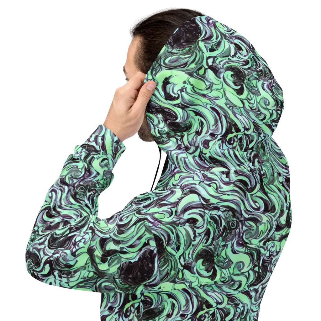 Mint Maelstrom on Hoodie — Back