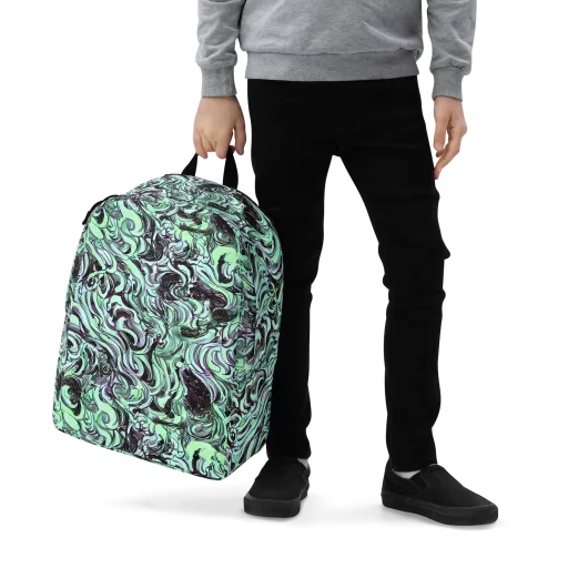 Mint Maelstrom on a Minimalist Backpack