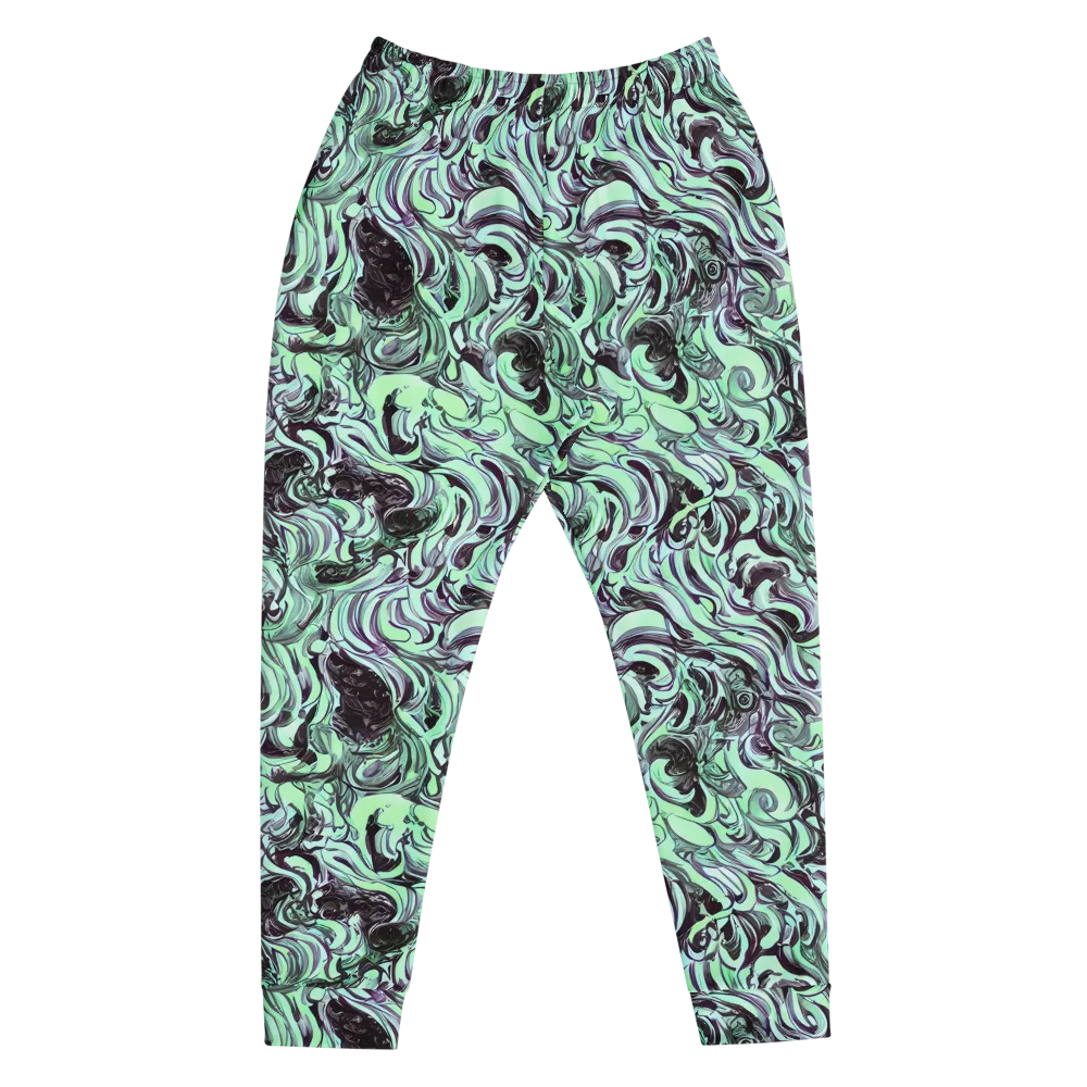 Mint Maelstrom on Men's Joggers — Front