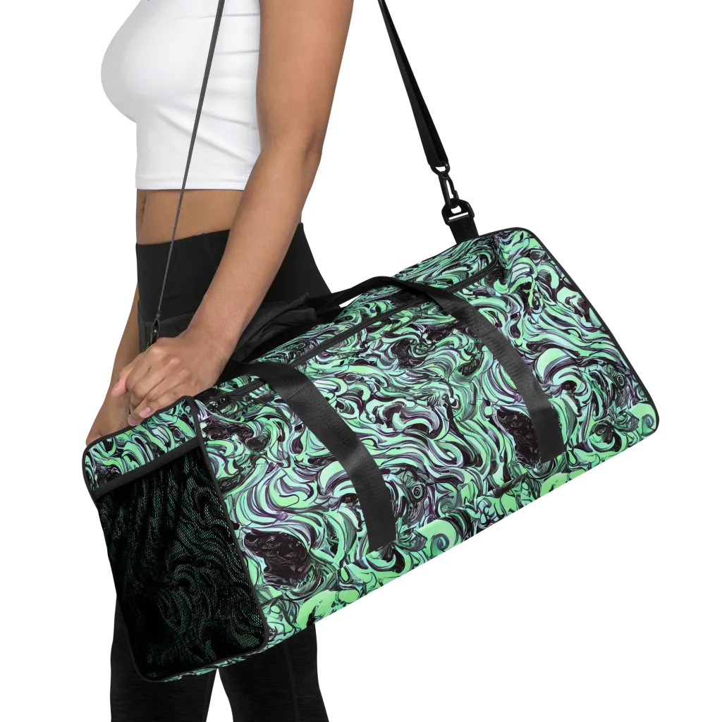 Mint Maelstrom on Duffle Bag — Front