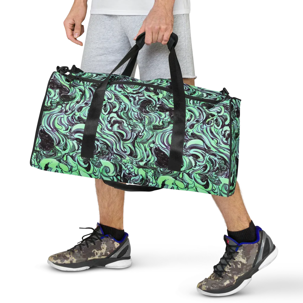 Mint Maelstrom on Duffle Bag — Front