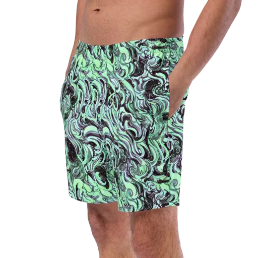 Mint Maelstrom on a Swim Trunks