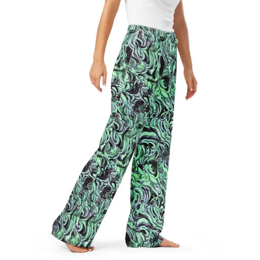 Mint Maelstrom on a Women's Pajama Pants