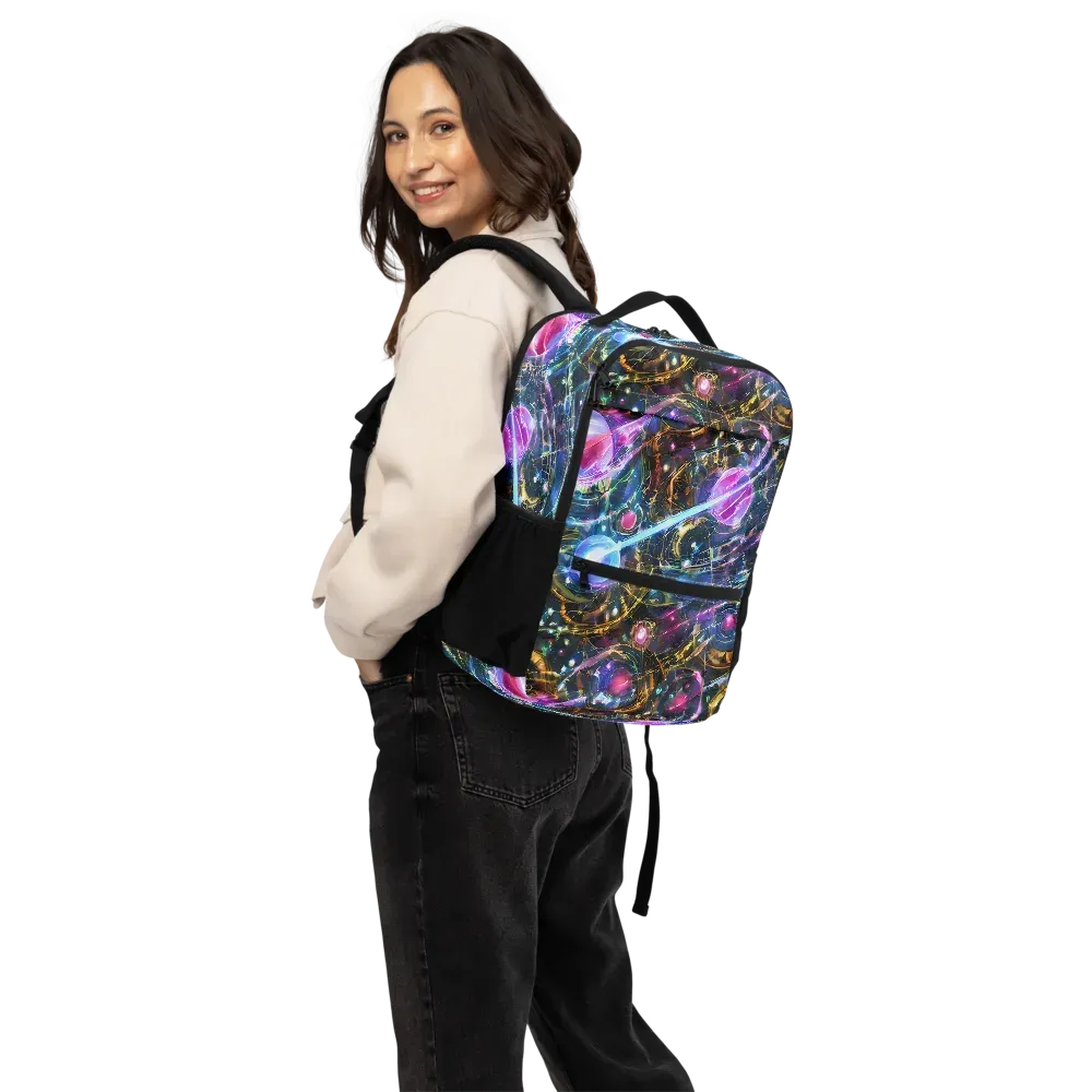 Starlit Kelp on Utility Backpack — Back
