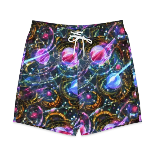 Starlit Kelp on a Men's Board Shorts