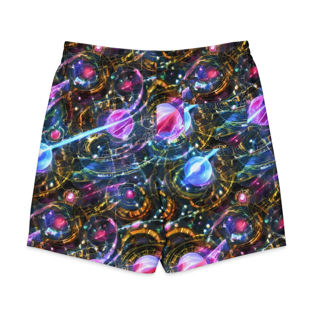 Starlit Kelp on Men's Board Shorts — Back