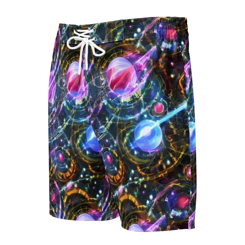 Starlit Kelp on Men's Board Shorts — Front