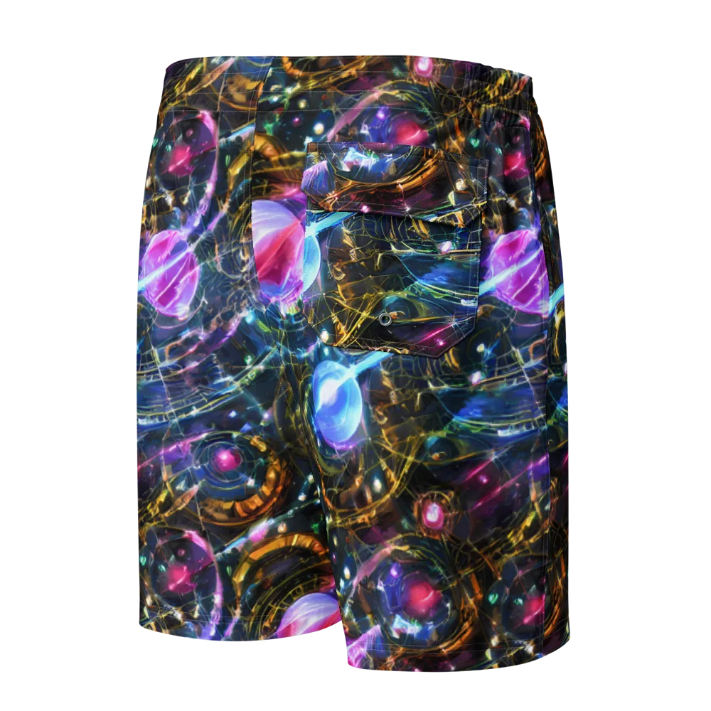 Starlit Kelp on Men's Board Shorts — Back