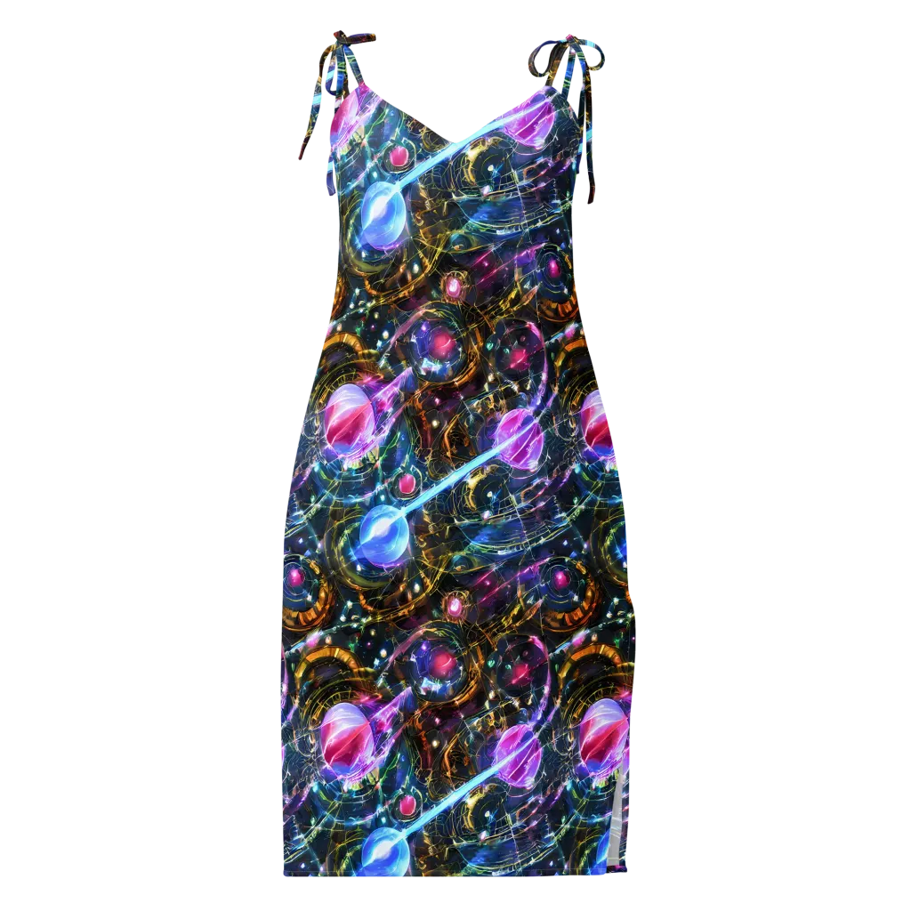 Starlit Kelp on Slip Dress — Front