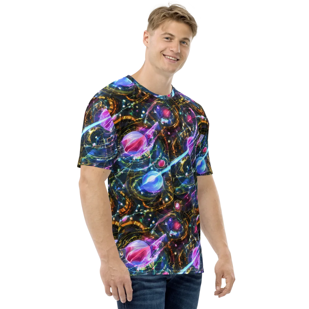 Starlit Kelp on Men's Crew Neck T-Shirt — Right