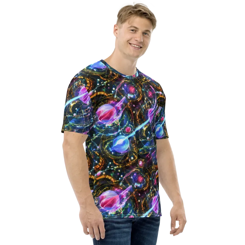 Starlit Kelp on Men's Crew Neck T-Shirt — Right