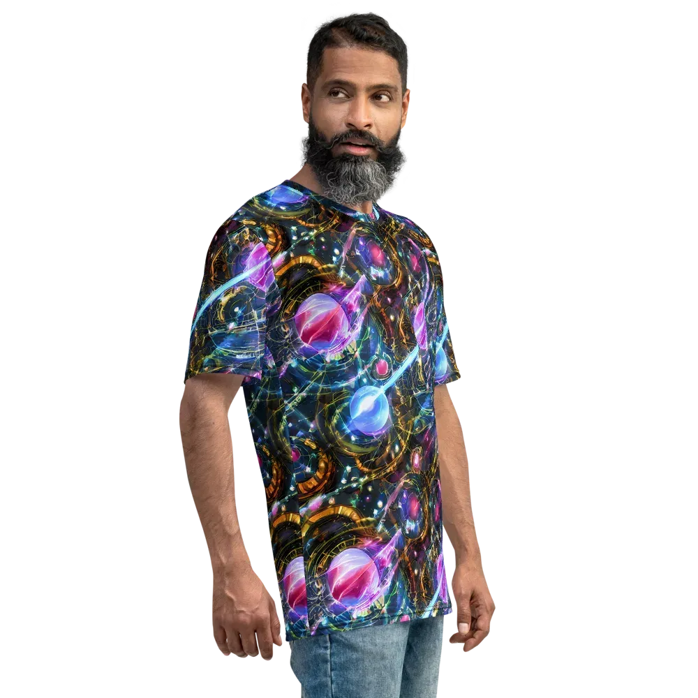 Starlit Kelp on Men's Crew Neck T-Shirt — Right