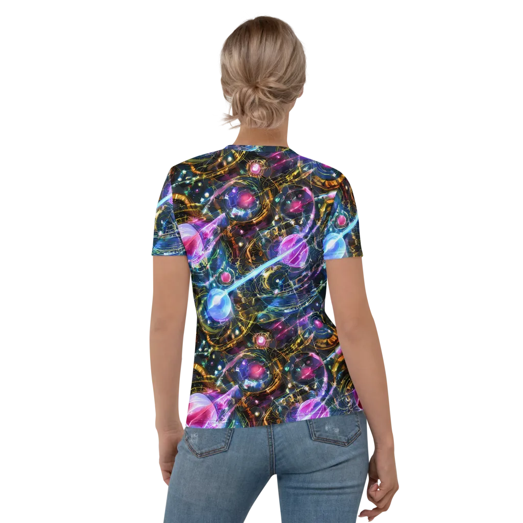 Starlit Kelp on Women's Crew Neck T-Shirt — Back