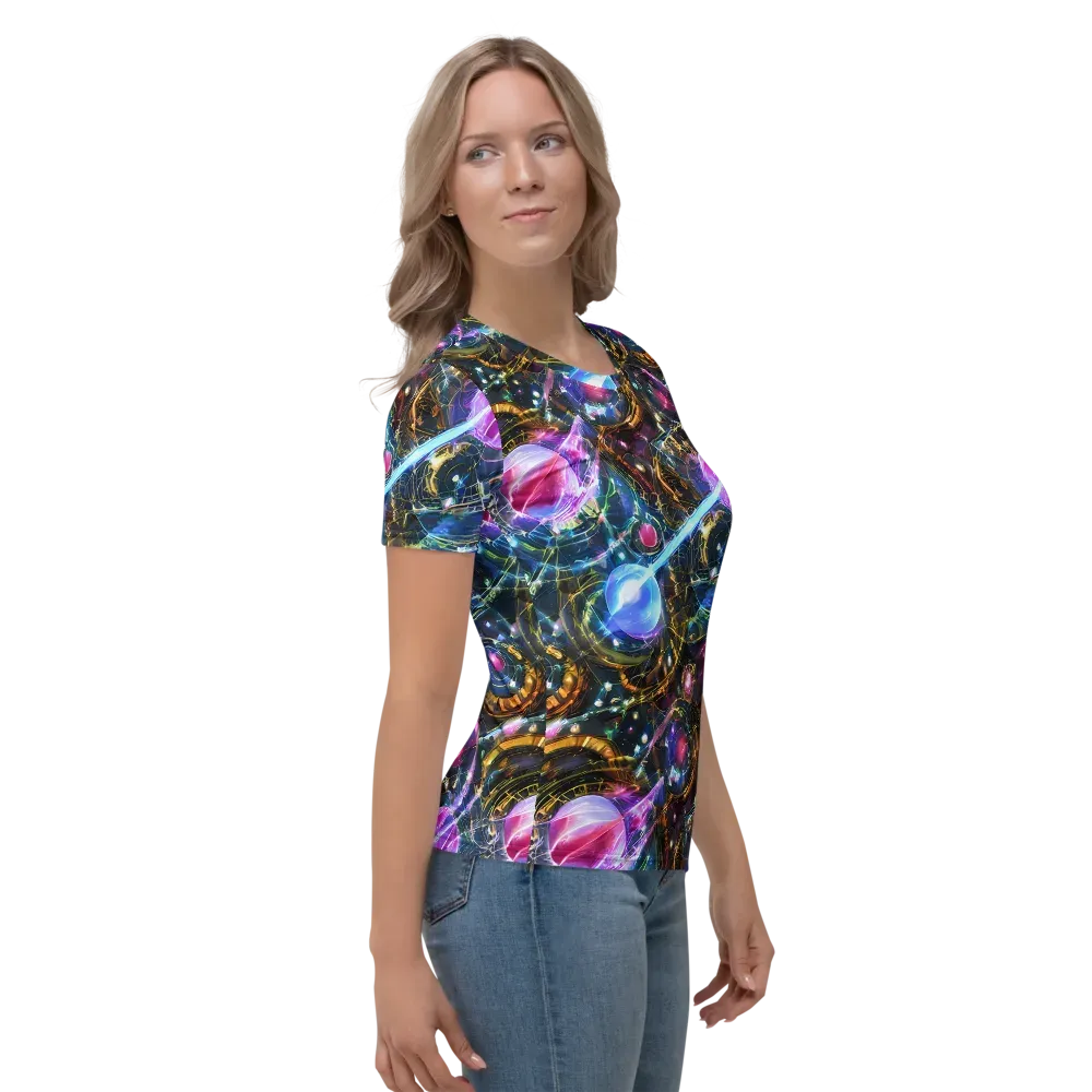 Starlit Kelp on Women's Crew Neck T-Shirt — Right