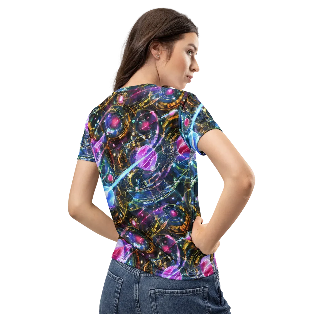 Starlit Kelp on Women's Crew Neck T-Shirt — Back