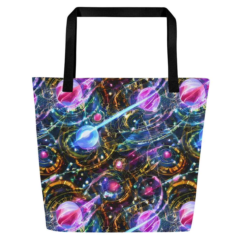 Starlit Kelp on Large Tote Bag W/ Pocket — Front