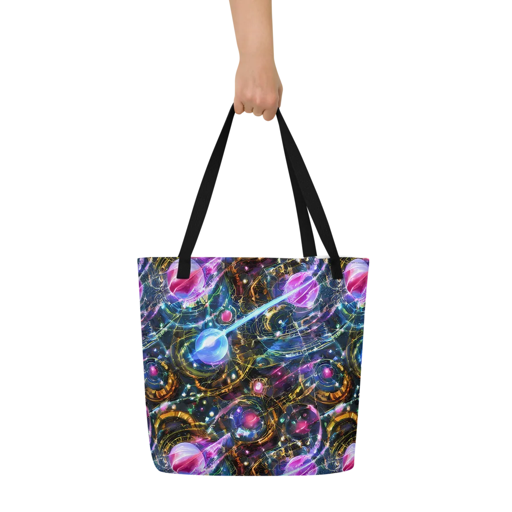 Starlit Kelp on Large Tote Bag W/ Pocket — Front