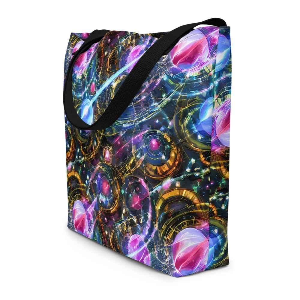 Starlit Kelp on Large Tote Bag W/ Pocket — Front