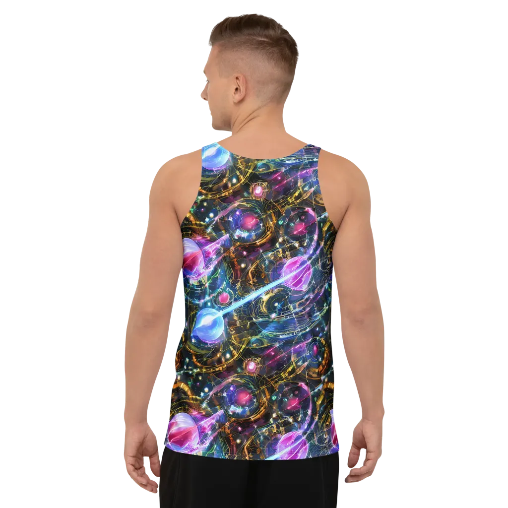 Starlit Kelp on Men's Tank Top — Back